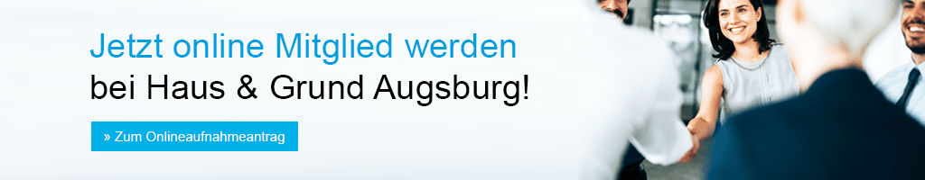 Jetzt online Mitglied werden bei Haus & Grund Augsburg!
